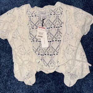 Pink Rose Sweater Top